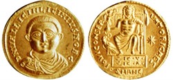 Aureus Licinius II Faux moderne