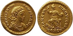 Solidus Valentinien II FAUX Moderne