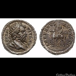 Septime Sévère - Denier - ADVENTVS AVGVSTI