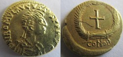 Tremissis Romulus Auguste Faux moderne