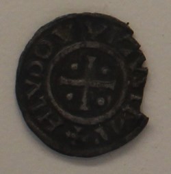 Denier de Louis le Pieux - Monnaie volée