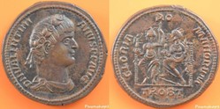Médaillon bronze Valentinien I Faux moderne