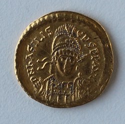 Solidus Basiliscus - Monnaie volée