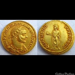 Maximien Hercule - Aureus - CONSVL IIII