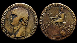 NÉRON DRUSUS Sesterce (imitation)
