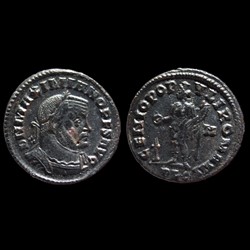 MAXIMIEN HERCULE Follis ou nummus