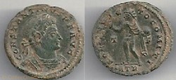 Follis réduit Constantin Ier