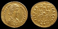 VALENTINIEN II Solidus