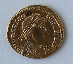 Solidus Constantin III- Monnaie volée