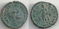 Ae3 Follis réduit Licinius Ier