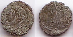 Ae4 Constantinopolis imitation