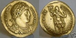 Solidus Valentinien Ier Faux moderne