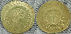 Tremissis Eudocie, faux moderne