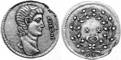 multiple de 4 siliques Constantin II Faux moderne