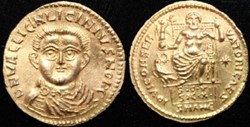 Aureus Licinius II FAUX MODERNE