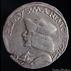 Teston de Guglielmo II Paleologo