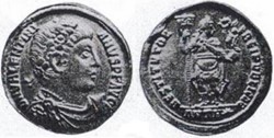 Solidus Valentinien Ier Faux moderne