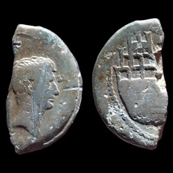 JULES CÉSAR et OCTAVE Demi-Dupondius