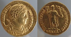 Solidus Valentinien Ier Faux moderne