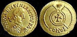 Tremissis Valentinien III, faux moderne