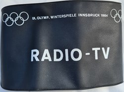 Innsbruck 1964 brassard Radio-TV