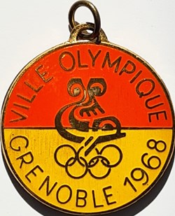 Grenoble 1968 médaille ville olympique
