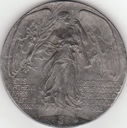 Londres 1908 médaille de participant