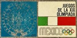 Mexico 1968 plaque commémorative