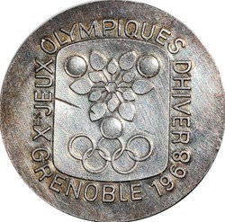 Grenoble 1968 médaille Comité d'Organisation