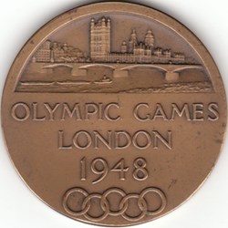 Londres 1948 médaille commémorative
