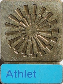 Munich 1972 badge athlète