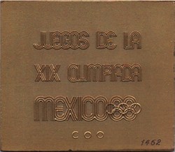 Mexico 1968 médaille commémorative COO