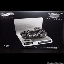 Batmobile Hotwheels Elite The Dark Knight Trilogy 1/18eme BCJ99 5000 exemplaires