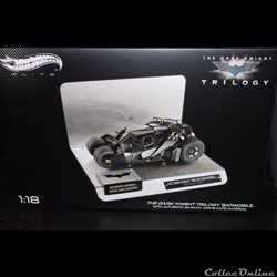 Batmobile Hotwheels Elite The Dark Knight Trilogy 1/18eme BCJ99 5000 exemplaires