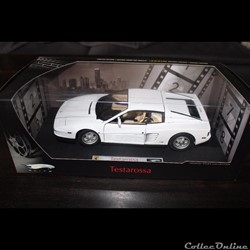 Miami Vice Ferrari Testarossa 1/18ème Hot Wheels Elite P9904