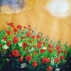 Gentils coquelicots 35x47
