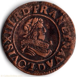CGKL352A - Double tournois LOUIS XIII 1632D Lyon