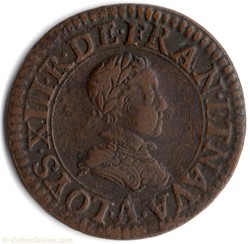CGKL386 - Double tournois LOUIS XIII 1611A Paris