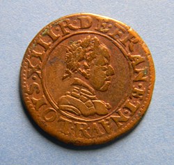 CGKL480 - Double tournois LOUIS XIII 1618R Villeneuve