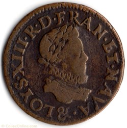 CGKL258 - Double tournois LOUIS XIII 1613& Aix