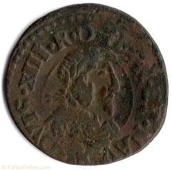 CGKL290 - Double tournois LOUIS XIII 1637K Bordeaux