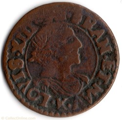 CGKL296 - Double tournois LOUIS XIII 1639K Bordeaux