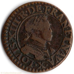 CGKL262 - Double tournois LOUIS XIII 1614X Amiens