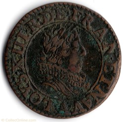 CGKL394 - Double tournois LOUIS XIII 1629A Paris