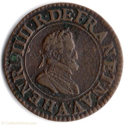 CGKL222 - Double tournois Henri IV 1605A Paris