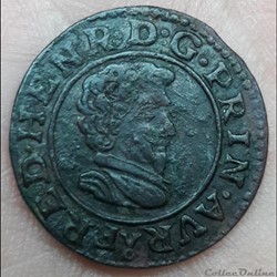 FREDERIC-HENRI de NASSAU 1625-1647 Double tournois