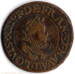 CGKL378 - Double tournois LOUIS XIII 1612T Nantes