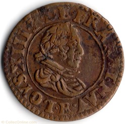 CGKL488 - Double tournois LOUIS XIII 1626R Villeneuve