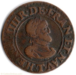 CGKL216 - Double tournois Henri IV 1610T Nantes