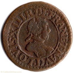 CGKL344 - Double tournois LOUIS XIII 1618D Lyon